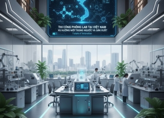 Thi công phòng lab tại Việt Nam – Xu hướng mới trong nghiên cứu và sản xuất