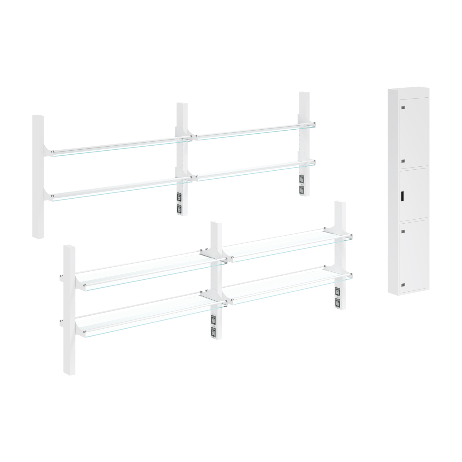 MB-Giá đỡ thuốc thử kính thép / Trụ đứng giá đỡ thuốc thử kính thép / Trụ chức năng để bàn